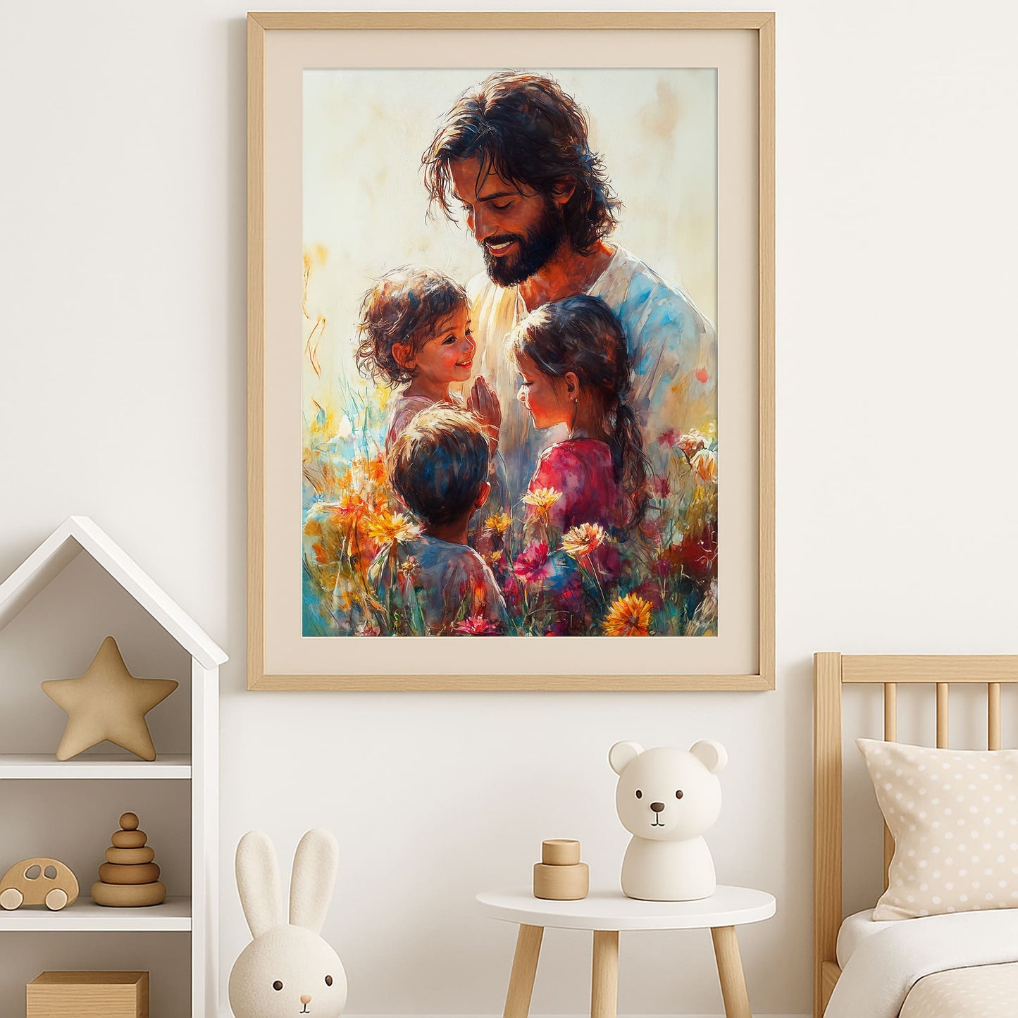 Jesus empfängt Kinder