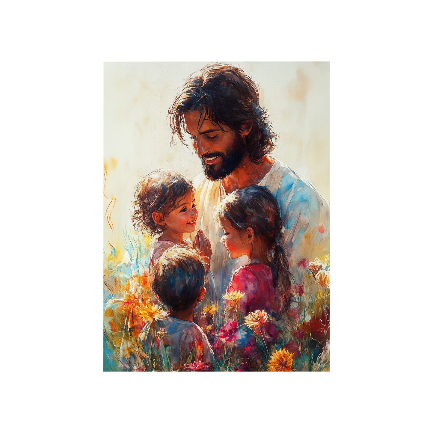 Jesus empfängt Kinder